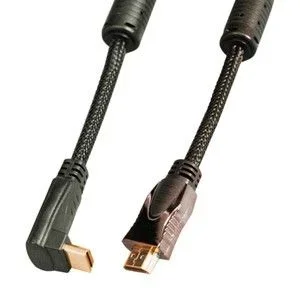 Cable HDMI A HDMI 1m 1.4 Macho 90º Acodado