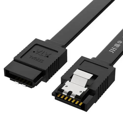 Cable Serial SSD Sata3.0 Jinghua U510B 0,45 m (Negro) Recto a Recto de Alta Velocidad