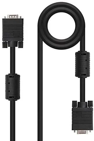 Cable vga ferrita monitor tipo m-h 3 m nanocable