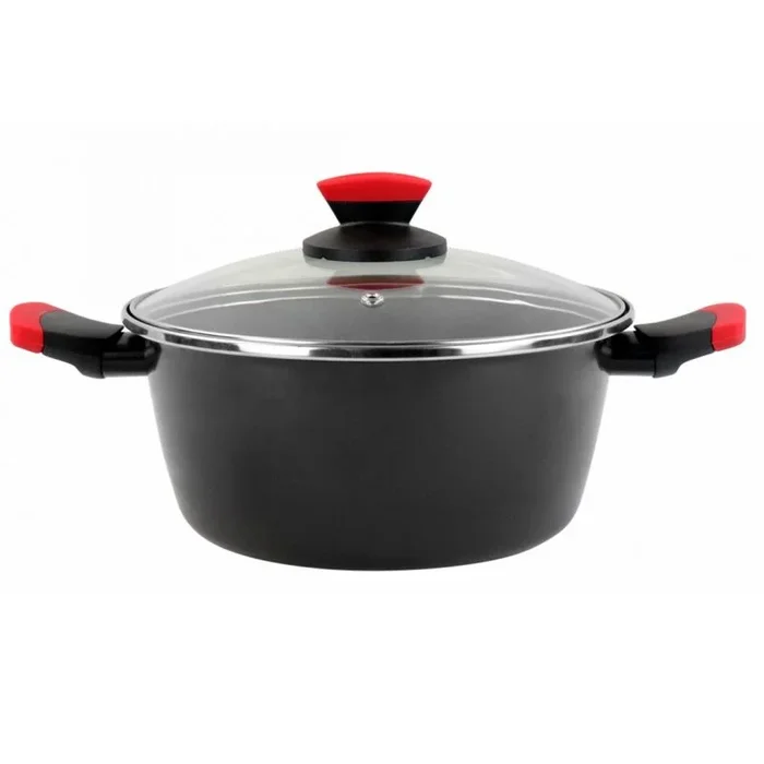 Cacerola con tapa de vidrio magefesa kilauea 24 cm