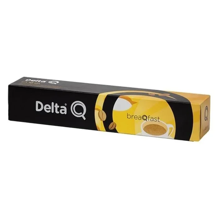 CAJA DE 10 CÁPSULAS DE CAFÉ DELTA BREAQFAST – DULZURA E INTENSIDAD IDEAL – COMPATIBLES CON CAFETERAS DELTA