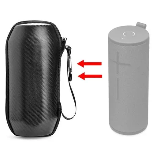 Caja de almacenamiento para altavoz Bluetooth Logitech UE Boom3 fibra de carbono