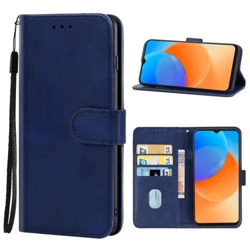Caja de Cuero para Coolpad Cool 20 Protección Azul
