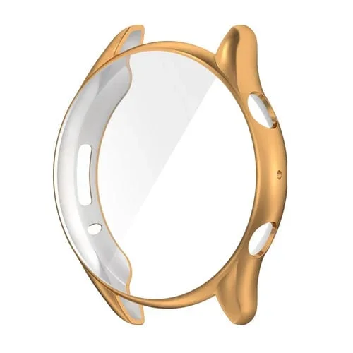 Caja de Reloj para Amazfit GTR 3 Chapada en TPU a Prueba de Golpes (Oro Rosa)