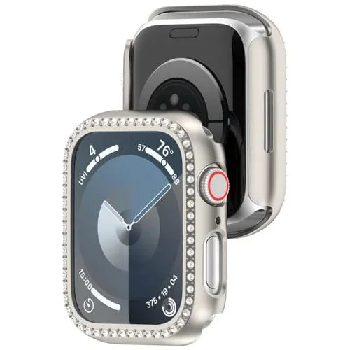 Caja de Reloj para Apple Watch Series 4 PC Diamond Hollow 40mm (Starlight)