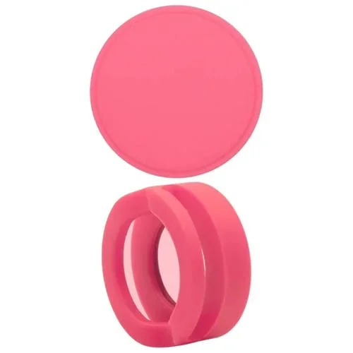 Caja de Silicona para AirTag Anti-Golpes Anti-Arañas Cuello Mascotas (Rosa)