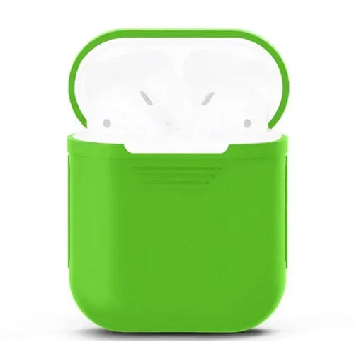 Caja Protectora Silicona Auriculares Inalámbricos Apple AirPods 1/2 Bolsa Almacenamiento