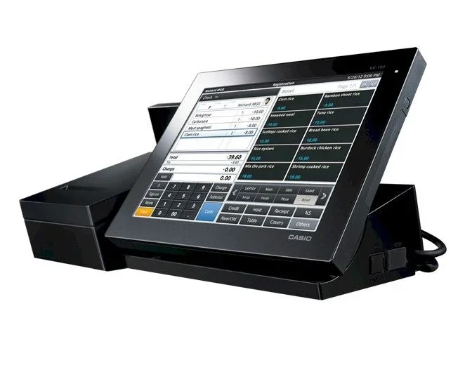 Caja Registradora Electrónica POS con Android OS 2.2, color negro Casio V-R100-BD