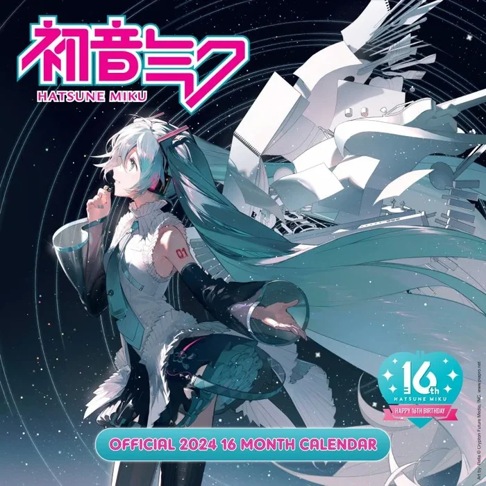 Calendario 2024 30×30 hatsune miku