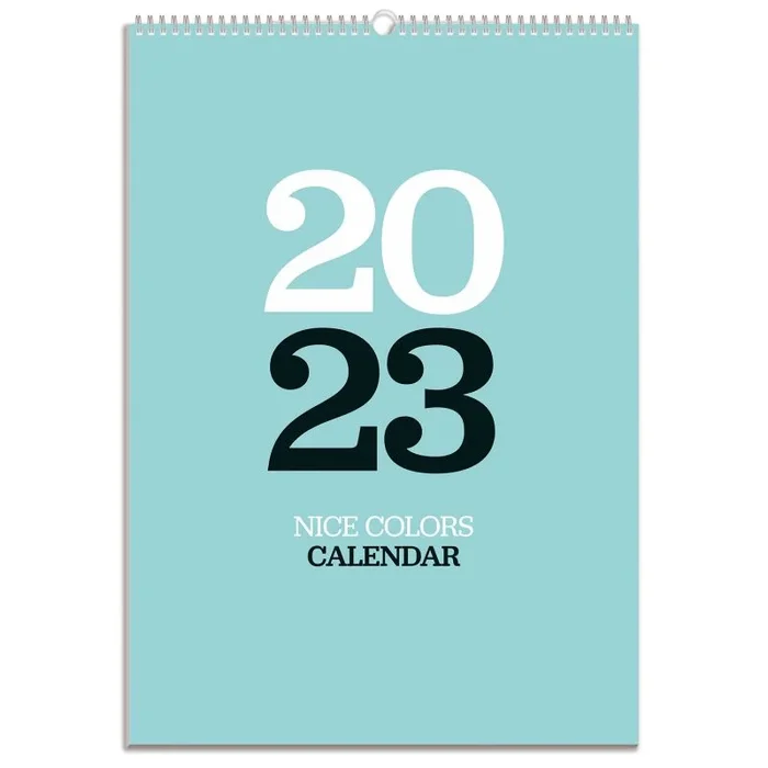 Calendario a3 2023 nice colors kokonote