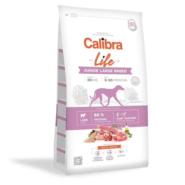 CALIBRA Dog Life Junior Large Breed Cordero 2,5 kg