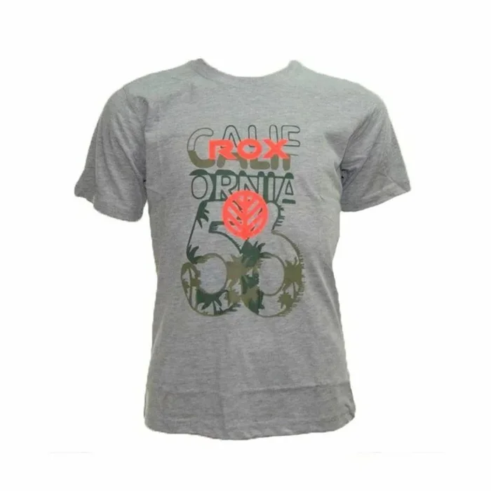 Camiseta de Manga Corta Hombre Rox California 56 Gris claro L