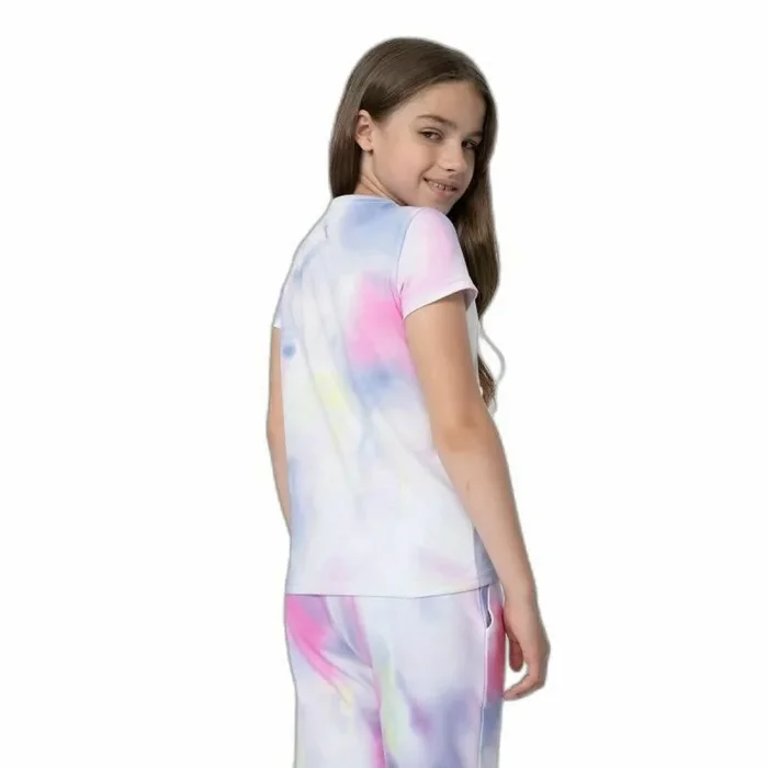 Camiseta de Manga Corta Infantil 4F F382 Blanco 6-7 Años