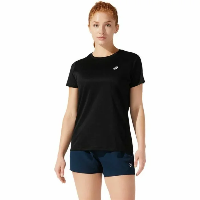 Camiseta de Manga Corta Mujer Asics Core SS Negro M