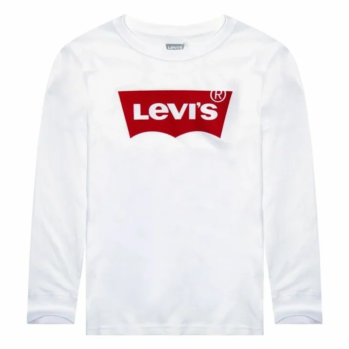 Camiseta de Manga Larga Infantil Levi’s Batwing Blanco 16 Años