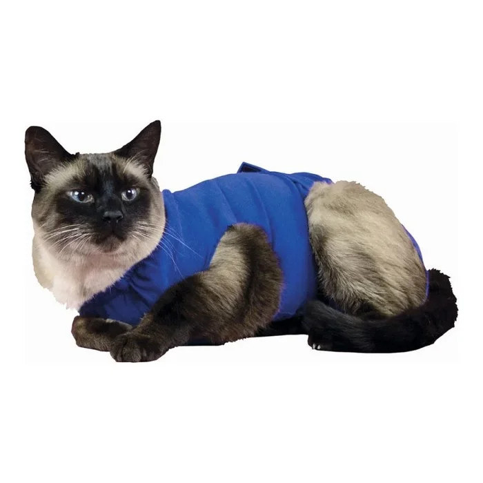 Camiseta de recuperación para mascotas kvp azul 25-33 cm
