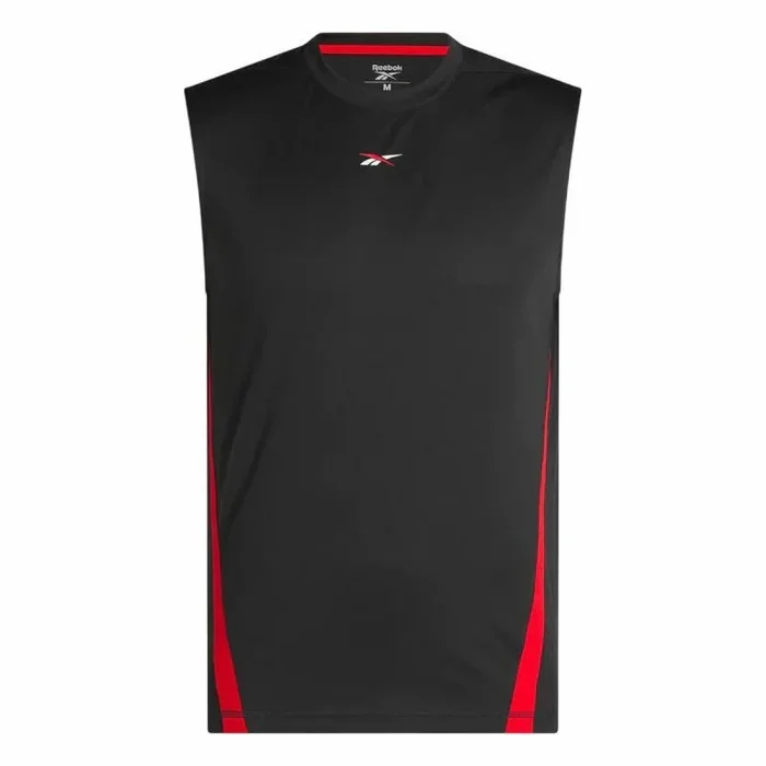 Camiseta para hombre sin mangas reebok id train energy slvl negro s