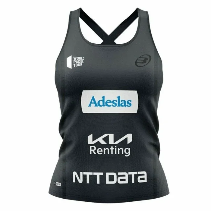 Camiseta para Mujer sin Mangas Bullpadel Orlas Gemma Triay Pádel Negro S