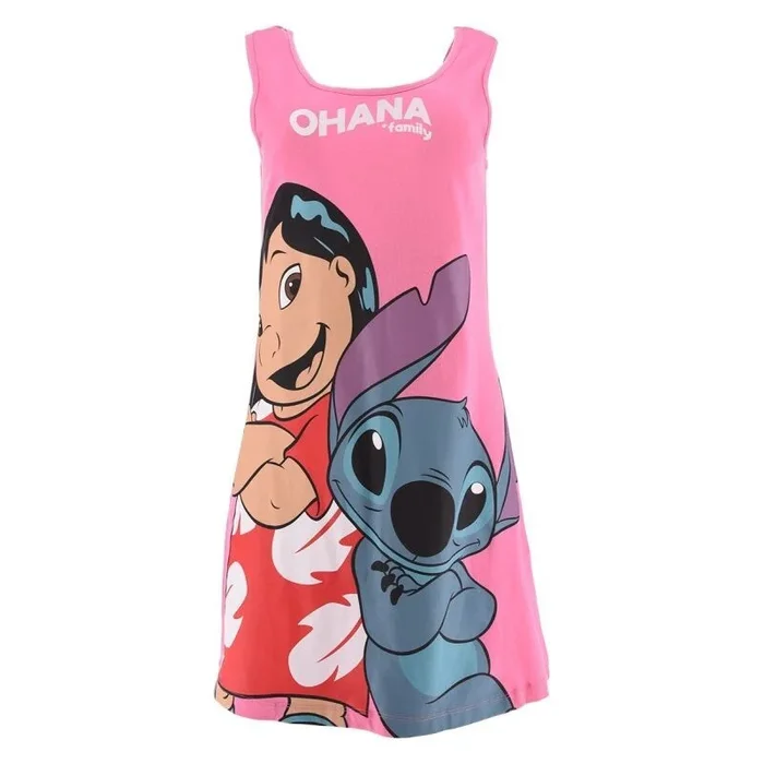 Camisón lilo & stitch rosa talla s