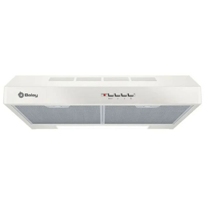 Campana convencional balay 3bh263mb 60 cm 350 m3/h 72 db 146w blanco