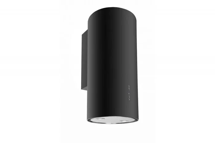 Campana decorativa de pared Ciarko ORP‑767 767 m³/h, color negro, filtración y, recirculación 260 m³/h