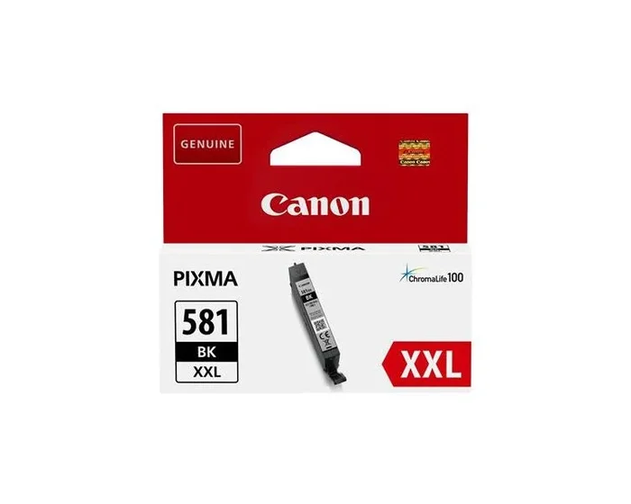 Canon CLI-581XXL BK, Cartucho de Tinta Original Negro, Cartucho de Tinta Independiente, Compatible con Impresoras de Inyección de Tinta PIXMA