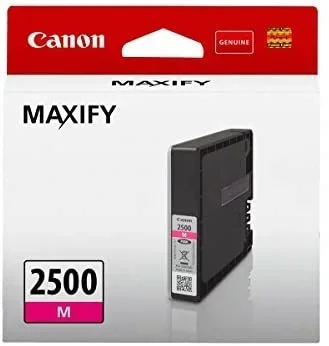 Canon PGI-2500 M Cartucho de tinta original Magenta para Impresora de Inyeccion de tinta Maxify MB5050-MB5150-MB5155-MB5350-MB5450-MB5455-iB4050-iB4150