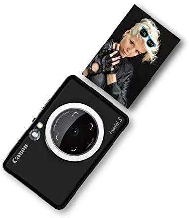 Canon Zoemini S – Cámara Instantánea, Color Negra Mate