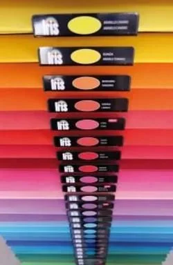 Canson Iris Vivaldi, Papel de dibujo de color, Suave, 185gsm, Hoja, A4-21×29,7cm, Rojo