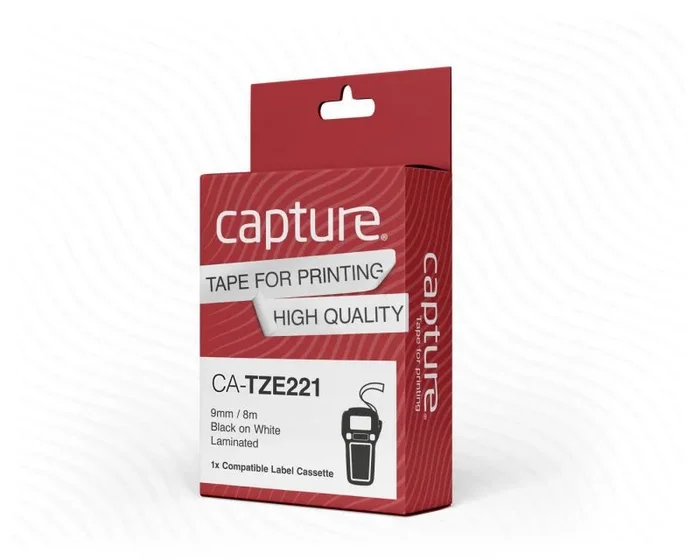 Capture CA-TZE221 cinta para impresora de etiquetas
