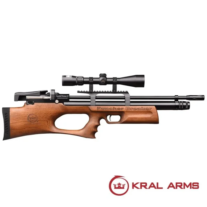 Carabina PCP KRAL Breaker Madera 5,5 Mm – 24 Julios