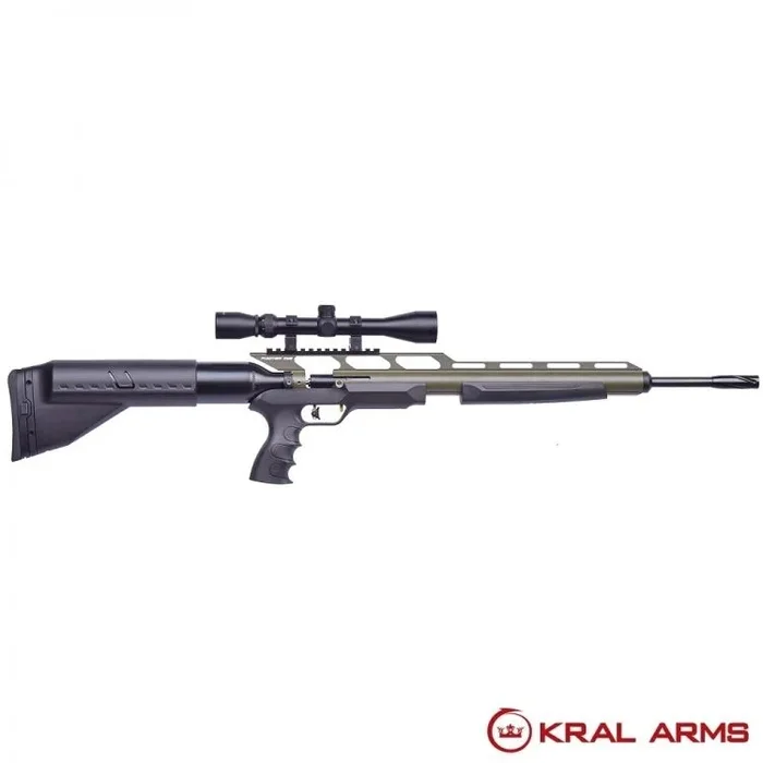 Carabina PCP KRAL Puncher ONE Green 5,5 Mm – 24 Julios