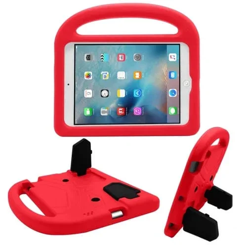 Carcasa para iPad 4/3/2 Sparrow Style Material Eva a Prueba de Golpes para Niños (Rojo)