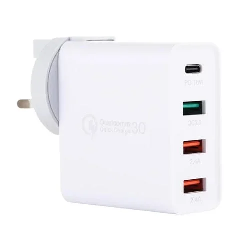 Cargador de viaje A3 Pd 18W Usb-C Type-C y Qc3.0 Usb con interfaz Usb dual