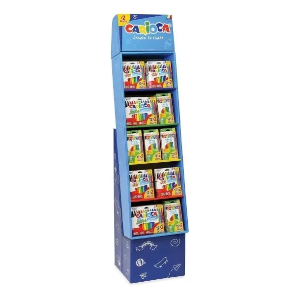 Carioca expositor joy jumbo tita 12+2 – colores surtidos