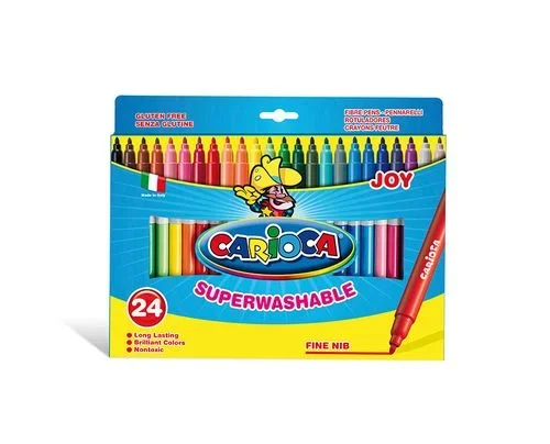 Carioca Rotuladores Punta Fina Joy – 24 Uds., Multicolor