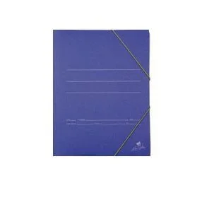 Carpeta carton azul 500 gr./m2. folio goma solapa mariola 1085