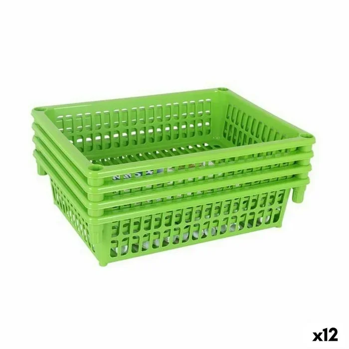 Carrito verdulero tontarelli mito 4 verde 40 x 29 x 18 cm (12 unidades)