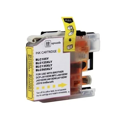 Cartucho comp. brother lc125xl amarillo lc125xly 16 ml