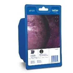 Cartucho tinta brother lc1220bkbp negro 300 paginas dcpj525w – dcpj725dw – dcpj925dw – mfcj430w – mfcj625dw – mfcj825dw