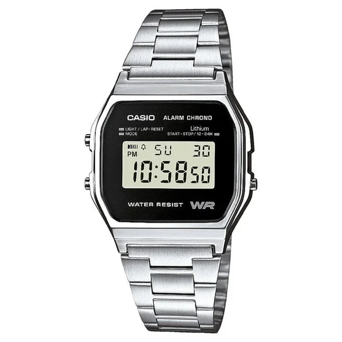Casio A158WEA-1EF reloj Reloj de pulsera Unisex Electrónico Negro