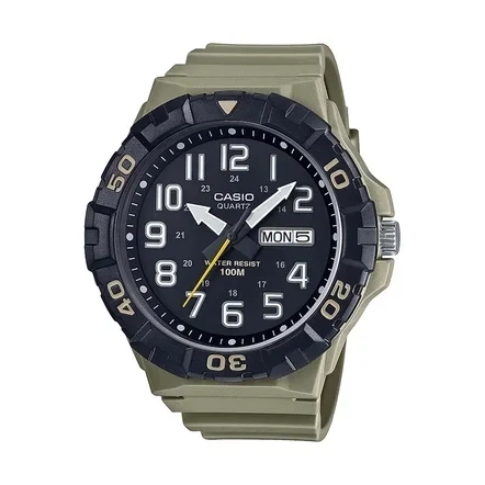 Casio reloj de pulsera verde oliva mrw-210h-5av
