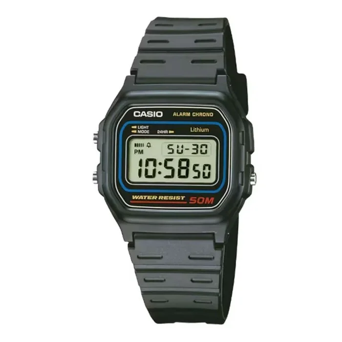 Casio Reloj Digital para Hombre de Automático con Correa en Resina W59-1V