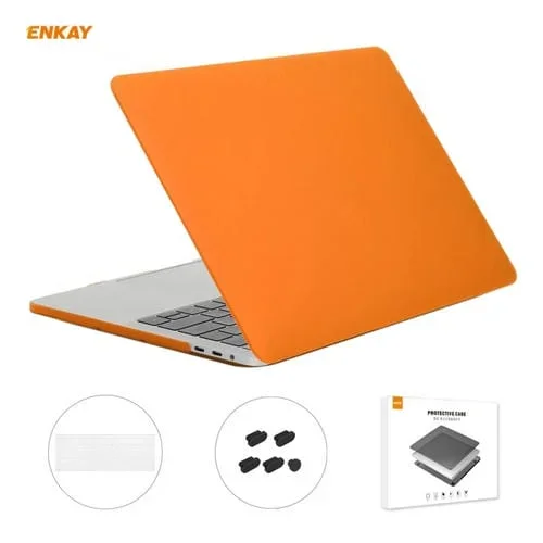 Caso Protector Laptop Enkay MacBook Pro 13.3 A1706/A1989/A2159 Barra Táctil (Naranja)