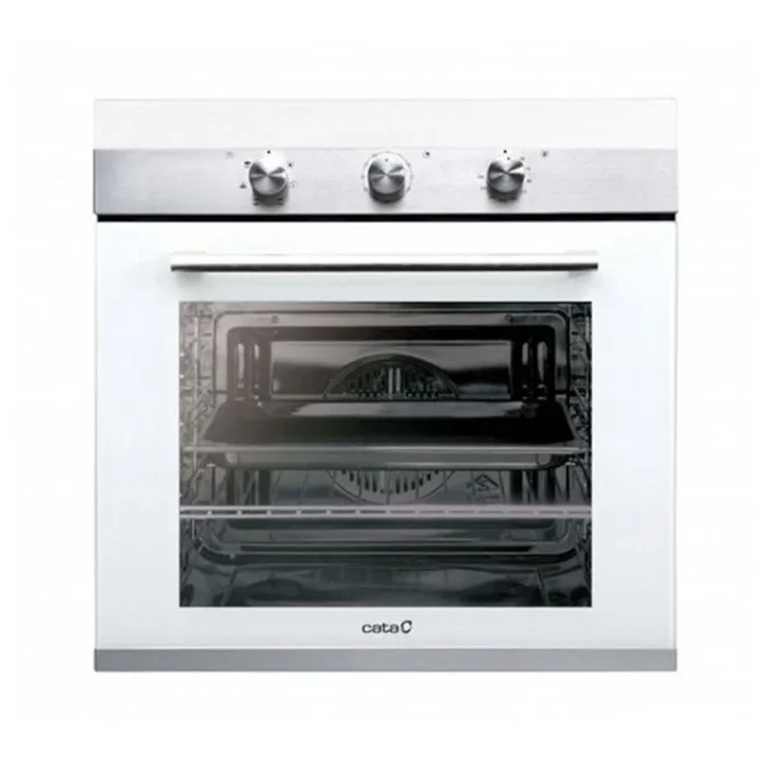 Cata| Horno eléctrico multifunción | Modelo CM760 AS WH | 6 funciones | Temperatura hasta 250ºC | Sistema de limpieza AquaSmart | Clase de eficiencia energética: A | Blanco