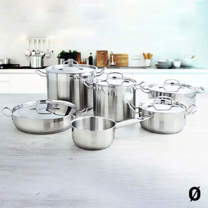 Cazo quid azzero acero metal 14 x 7 cm