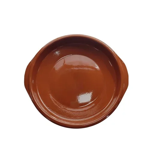 Cazuela clasica de barro con asas ø35 cm