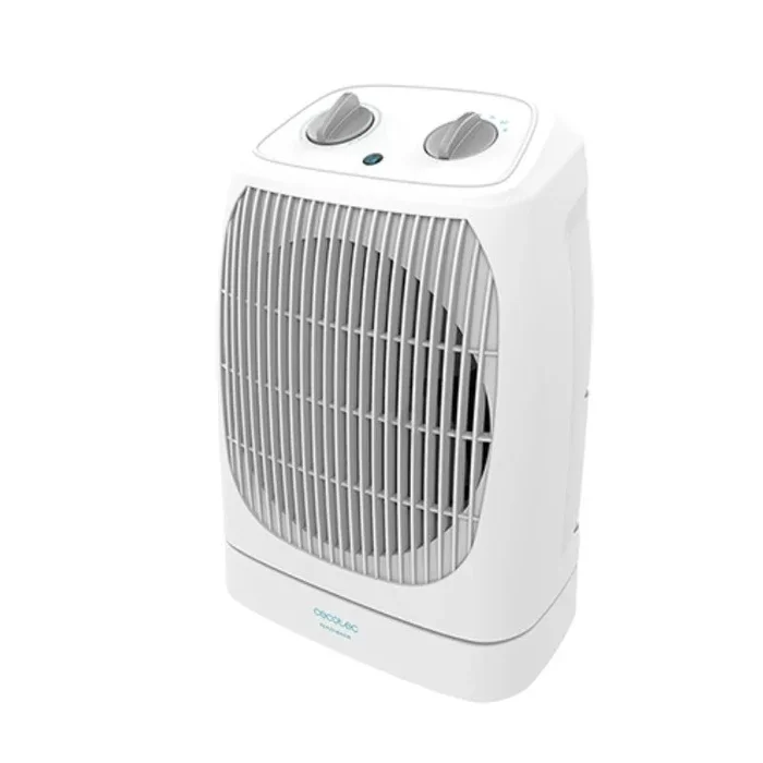 Cecotec Calefactor Eléctrico de Baño Bajo Consumo Ready Warm 9850 Force Rotate. 2000 W, Oscilación, 2 Niveles de Potencia, 3 Modos, Sistema de Seguridad, Cobertura 15 m2