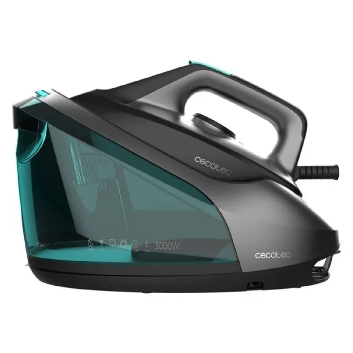 Cecotec Centro de Planchado Horizontal IronHero 3000 Station. 3000W, 7 Bares, Suela Cerámica Ultradeslizante, Golpe de Vapor 400 g/min, 140 g/min de Vapor continuo, Antigoteo y Autolimpieza