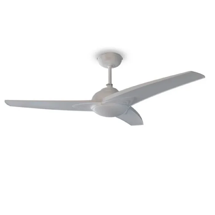 Cecotec Ventilador de Techo con Mando a Distancia, Temporizador y Luz LED EnergySilence Aero 460. 49 W, 106 cm de Diámetro, 3 Aspas, 3 Velocidades, Función Invierno, Diseño en blanco